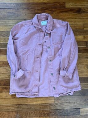 Old Navy Dusty Pink Jean Jacket